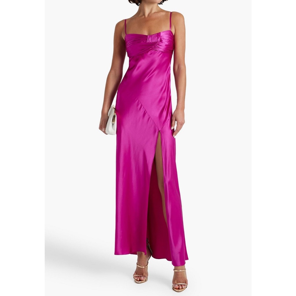 NICHOLAS Pink Silk Gown